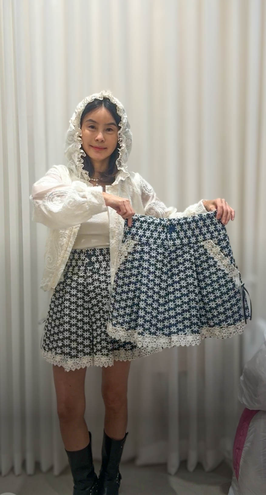 🥰PM_K6312  ▶️小花短褲 👉W:70-100cm H:124cm L:42cm