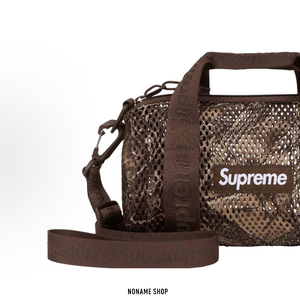 SUPREME SS25 WEEK 8 MESH MINI DUFFLE BAG 網眼洞洞手提包肩背包