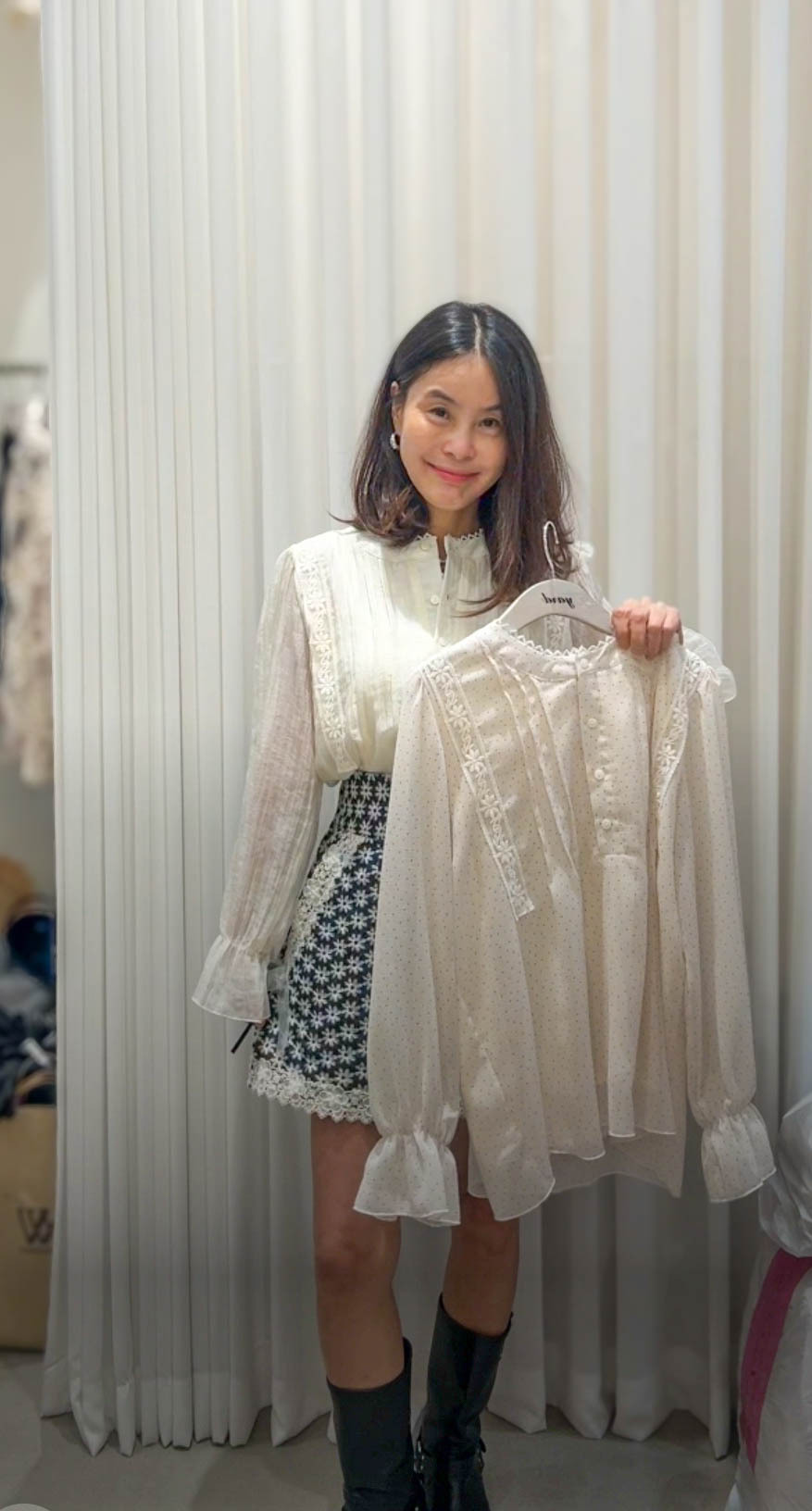 🥰PM_K6315  ▶️圓領扣子 田園風上衣 👉B:116cm L:63cm