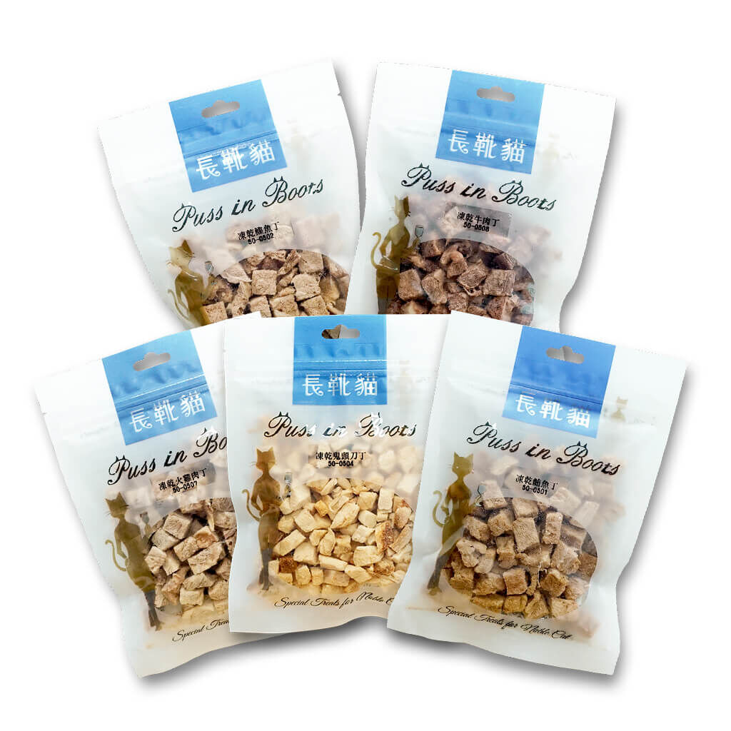 歐睿健-愛肯拿-吶一口-長靴貓-DANLO-狗飼料-貓飼料-零食