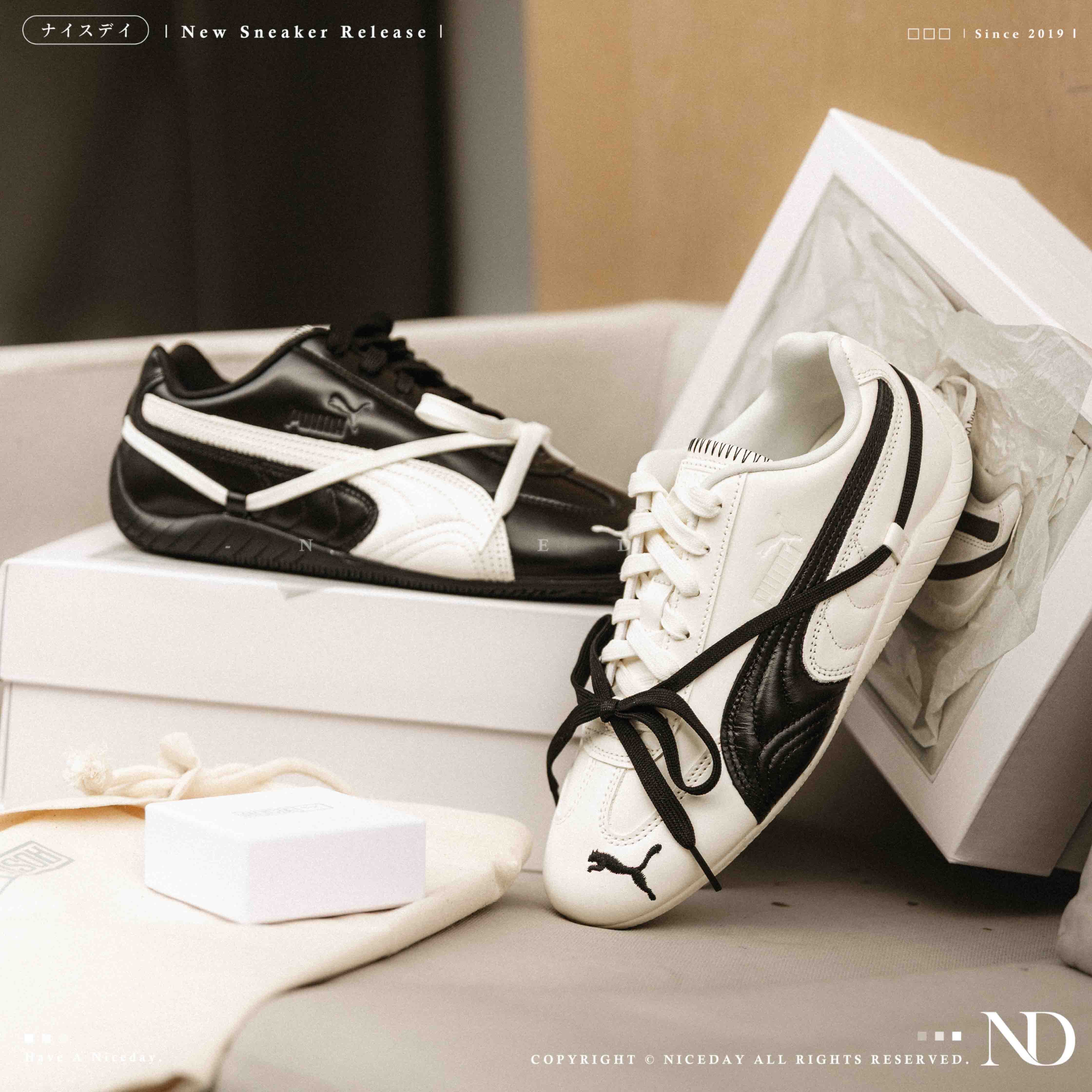 NICEDAY 調貨/預購 ROSÉ x PUMA Speedcat LEA 聯名 Rose 白 黑 芭雷 雙鞋帶 BLACKPINK 賽車鞋
