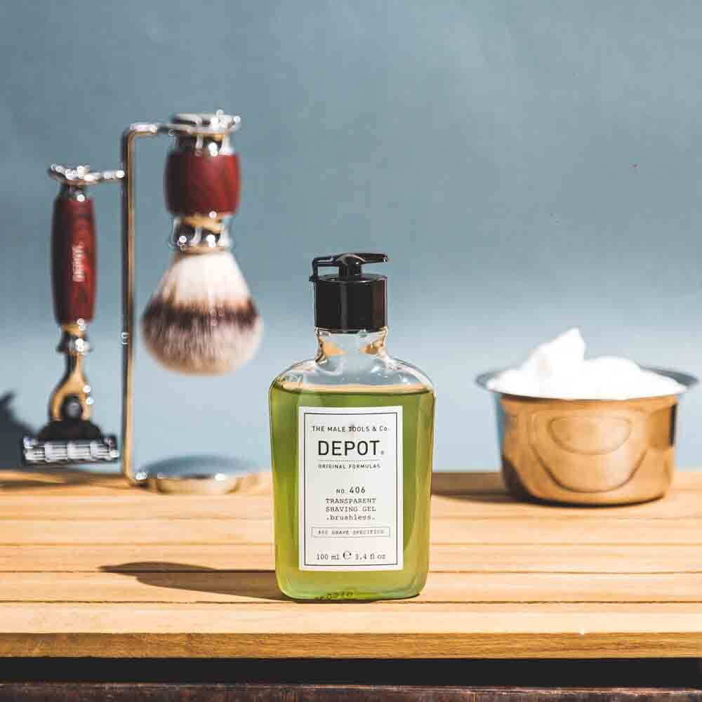 DEPOT no.406 透明鬍膠