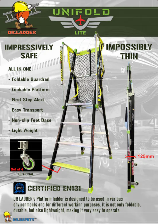 N003 DRUFL02-001 DR. LADDER 輕裝纖維平台梯