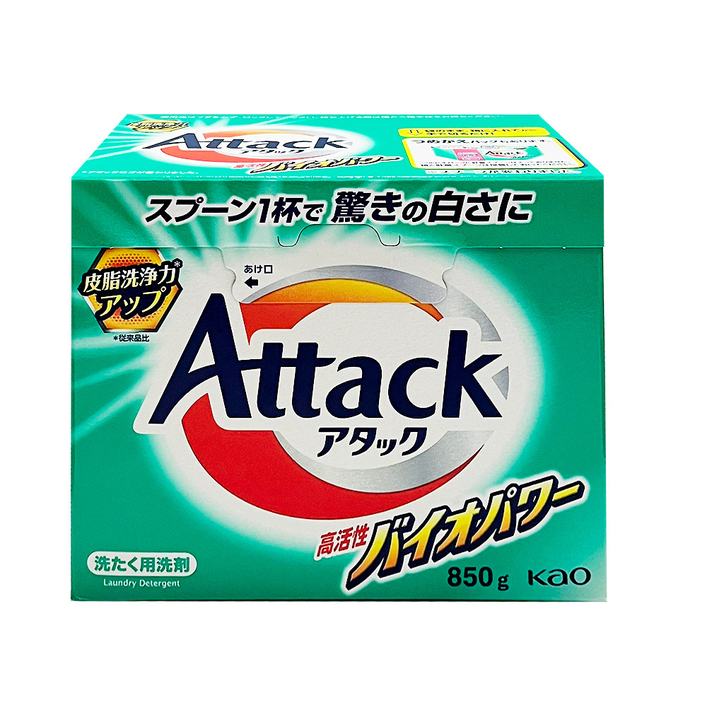 日本Kao Attack高活性酵素洗衣粉850g