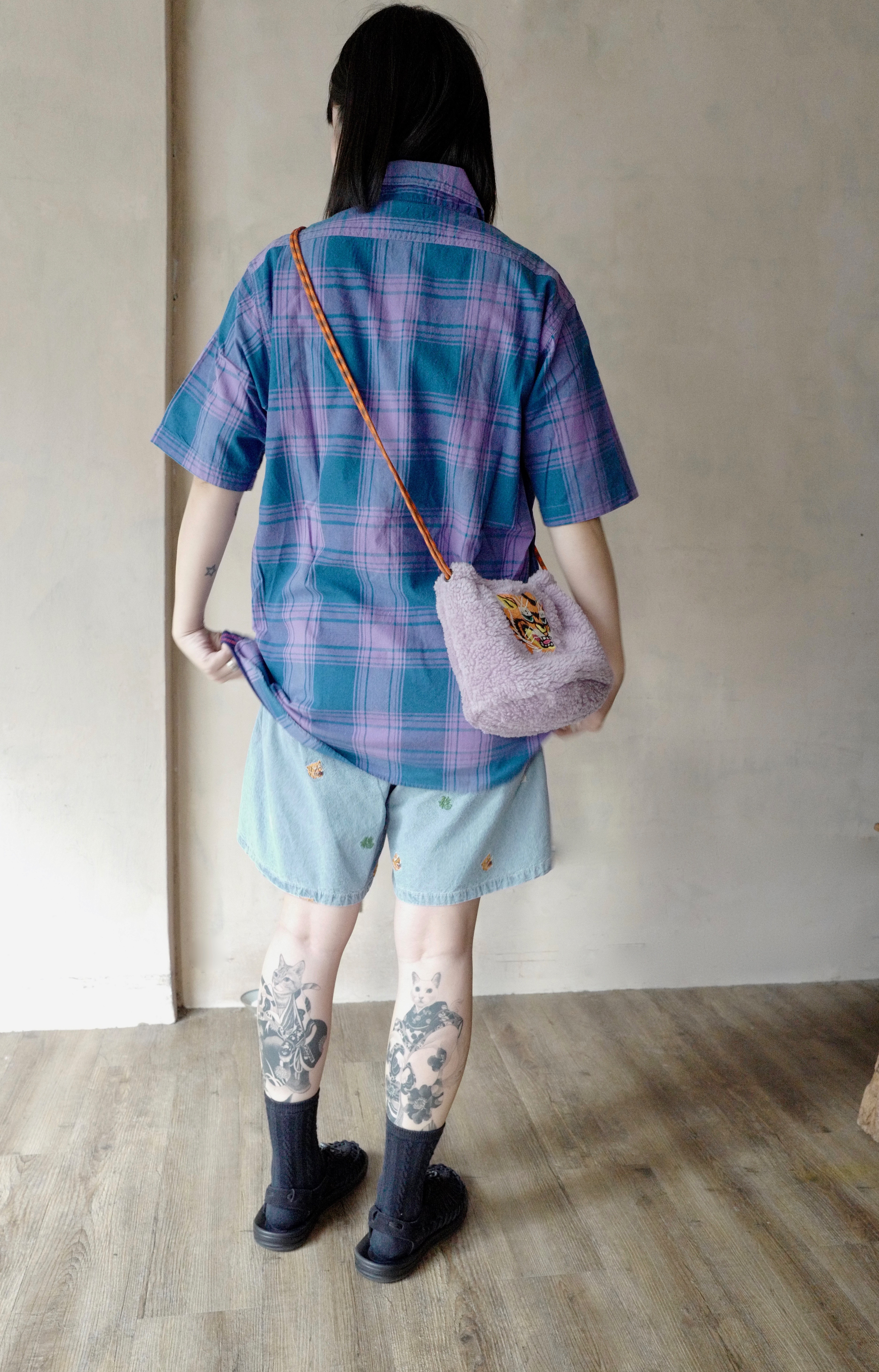 HOUSTON BOA NYLON EFFECT BAG(VIETNAM) / LAVENDER