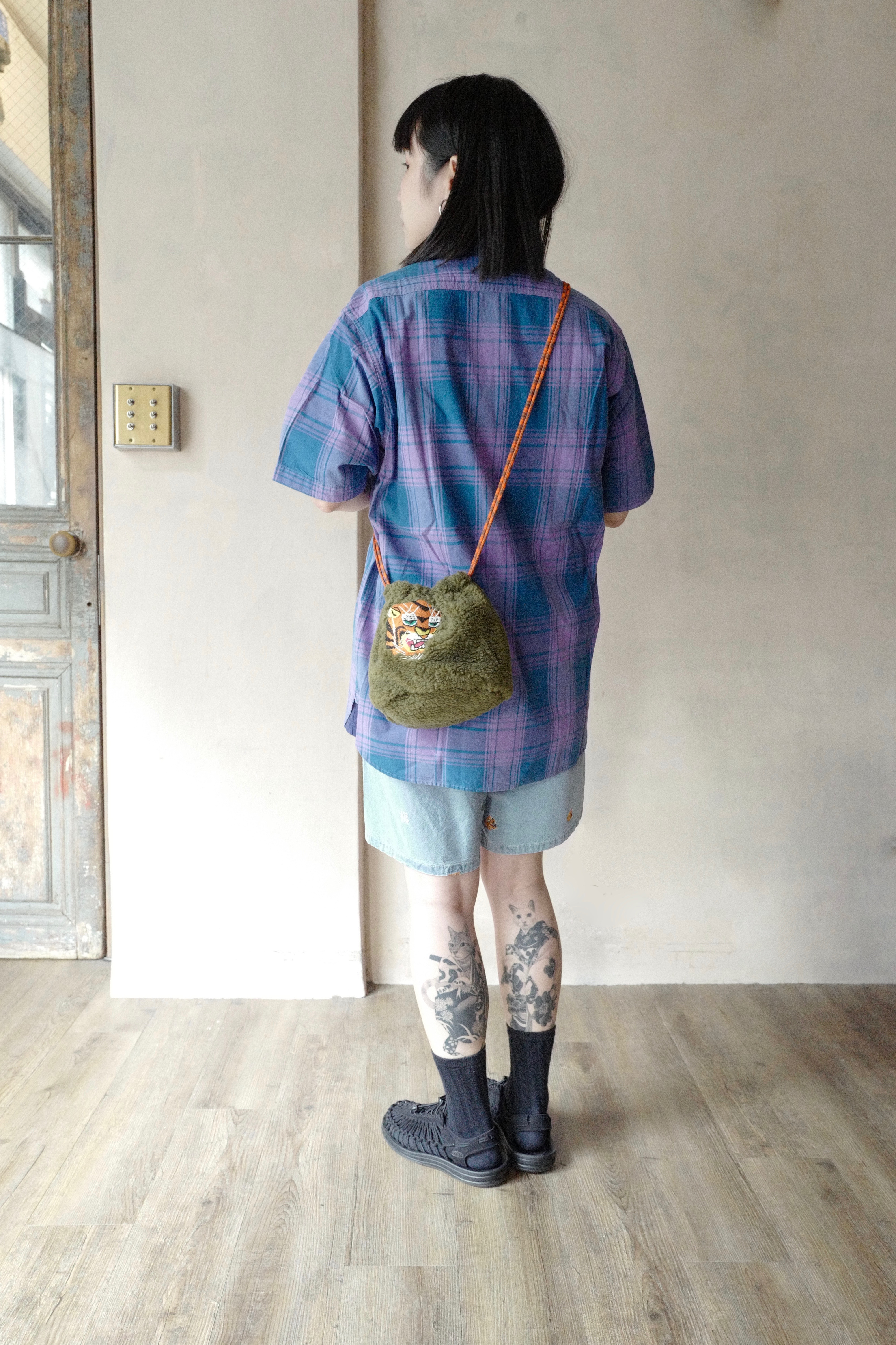HOUSTON BOA NYLON EFFECT BAG(VIETNAM) / OLIVE