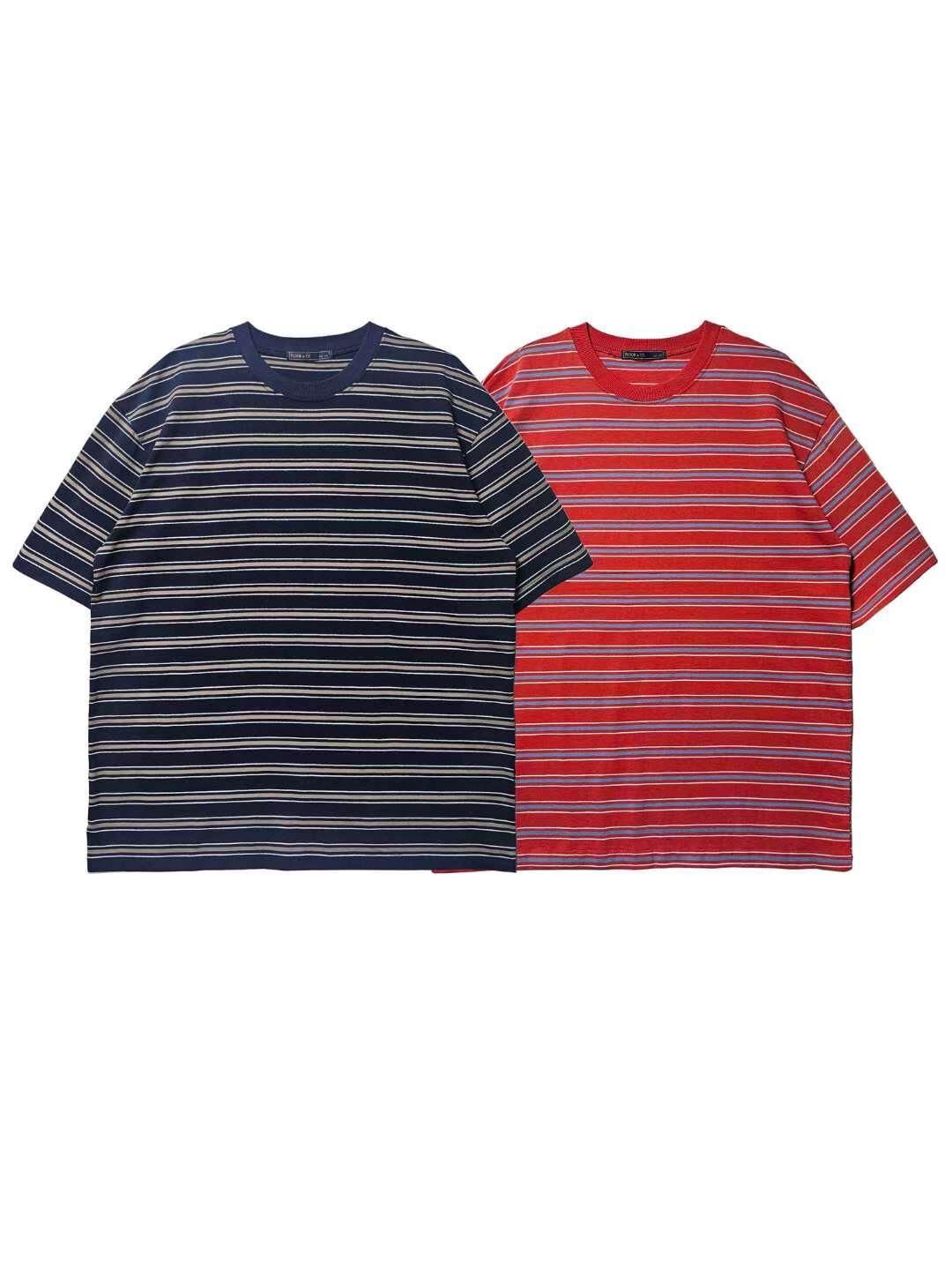 橫間短袖Tee F&c-092T