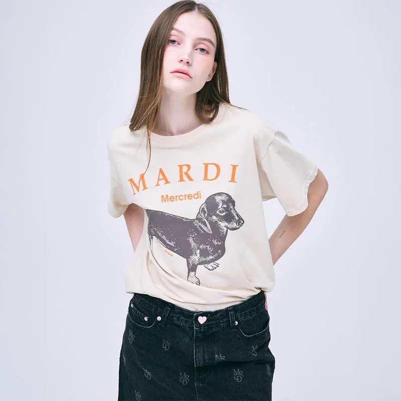 🇰🇷 韓國 Mardi Mercredi 狗狗T-Shirt（K8 BR833)