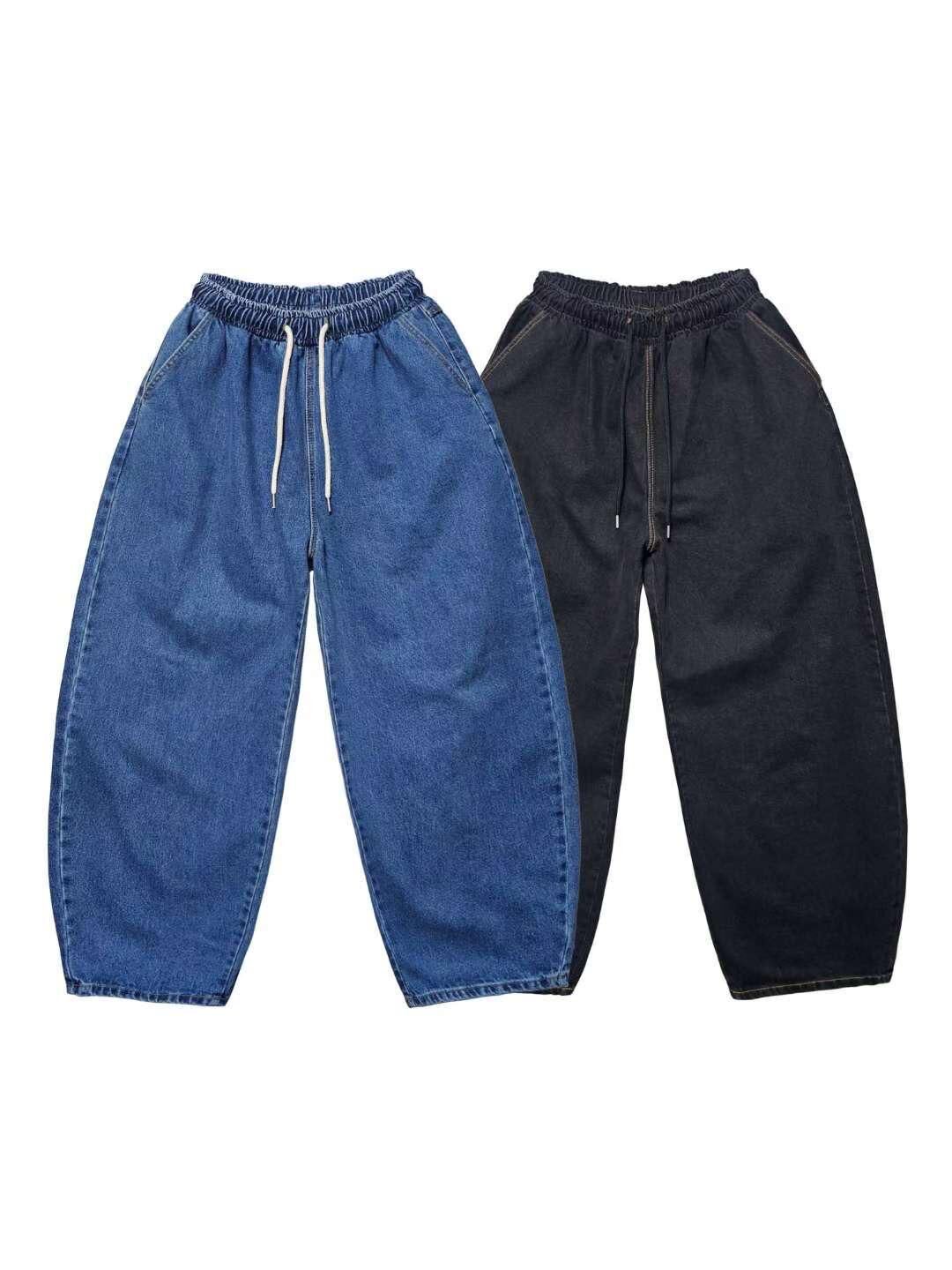 淨色鬆身牛仔褲 F&c-093P