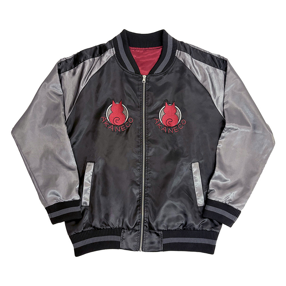 Cospa 0922 サブ 刺繍スカジャン [TVアニメ『ラーメン赤猫』] BLACK