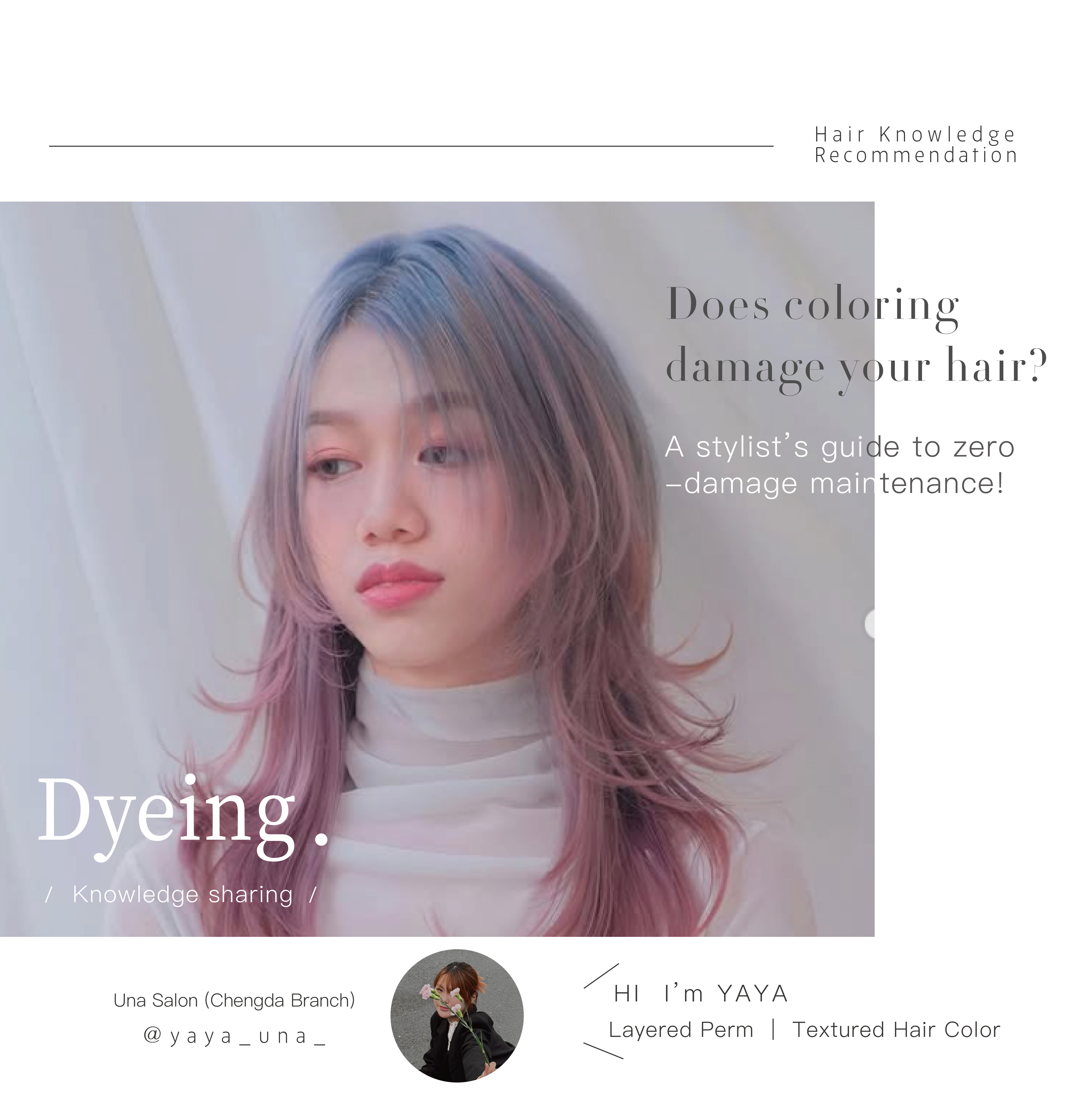 Does coloring damage your hair? A stylist’s guide to zero-damage maintenance!