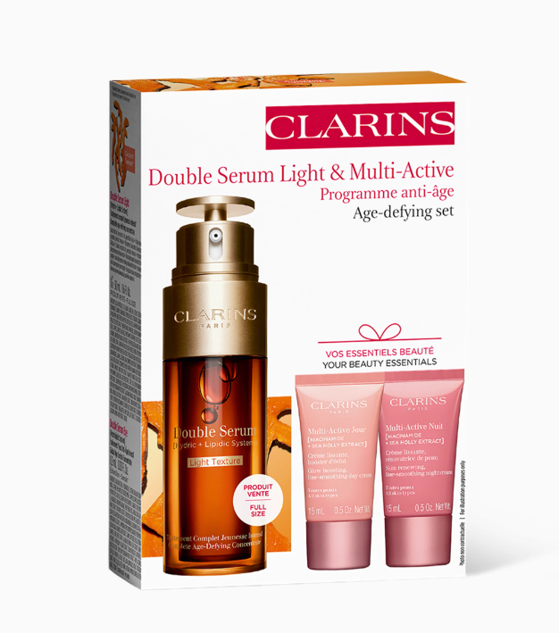 [S] BEAUTY CLARINS DOUBLE SERUM LIGHT MULTI ACTIVE SET, SBU550 (SBU550)