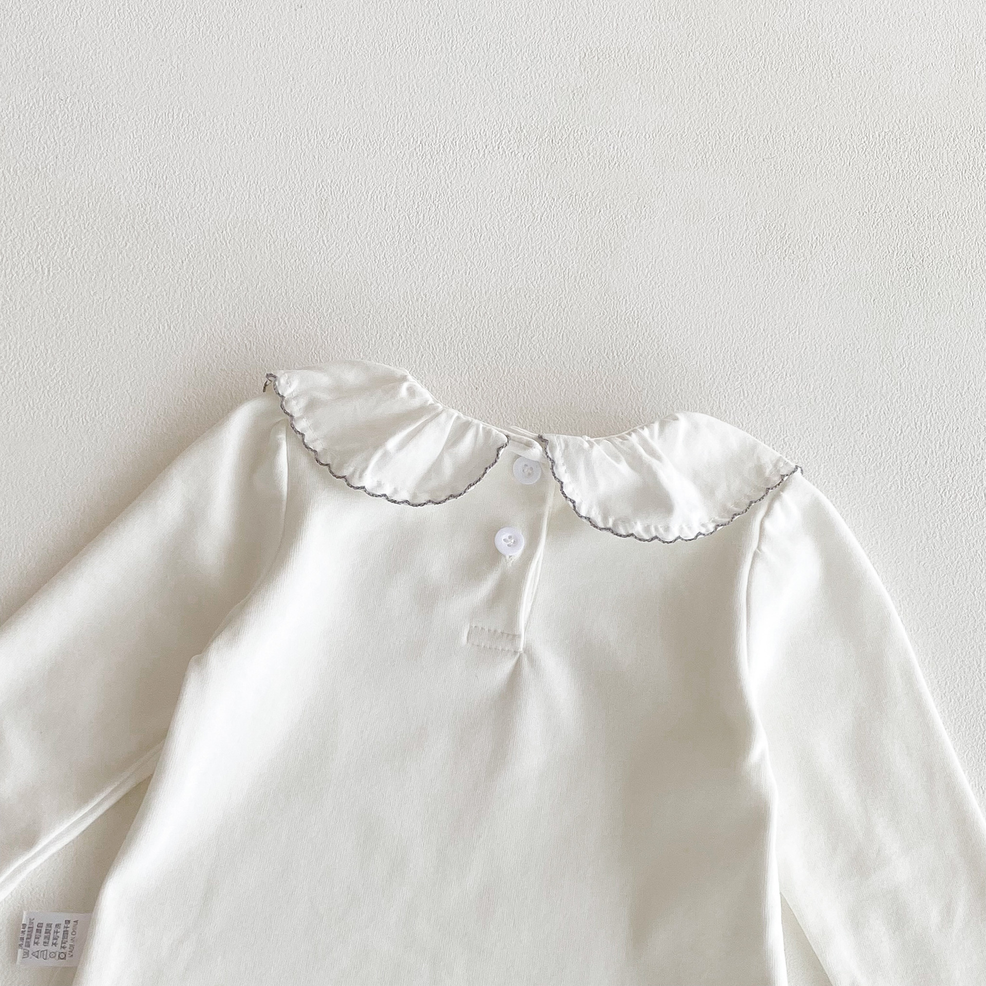 《1879》刺繡娃娃領長袖上衣 (73-100)