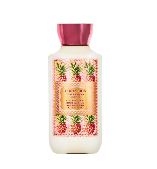 [S] BEAUTY BATH & BODY COSTA RICA PINK PINEAPPLE SUNRISE BODY LOTION 8FL OZ/256ML, 0667659333301 (SBU546)