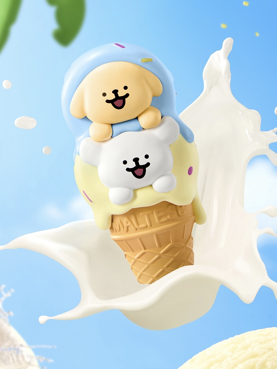 MALTESE 線條小狗 夏日冰淇淋系列 盲盒 公仔 / 預購