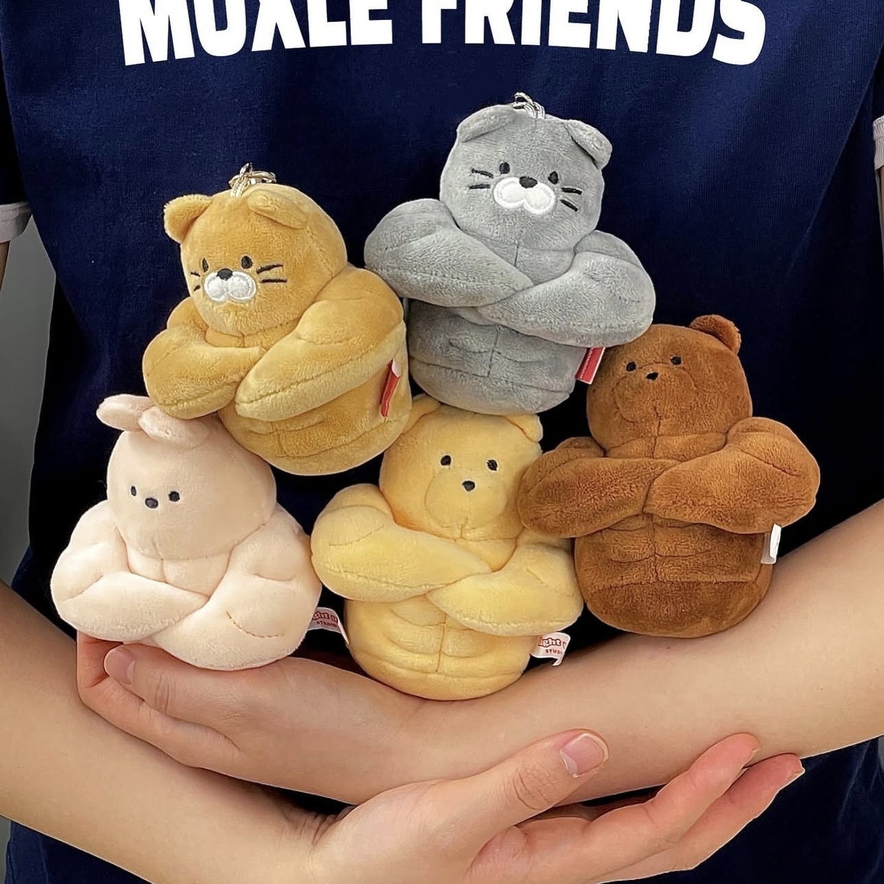 MADONGGOM 馬東熊 馬東喵 肌肉吊飾 韓國代購 搞笑有趣 鑰匙扣