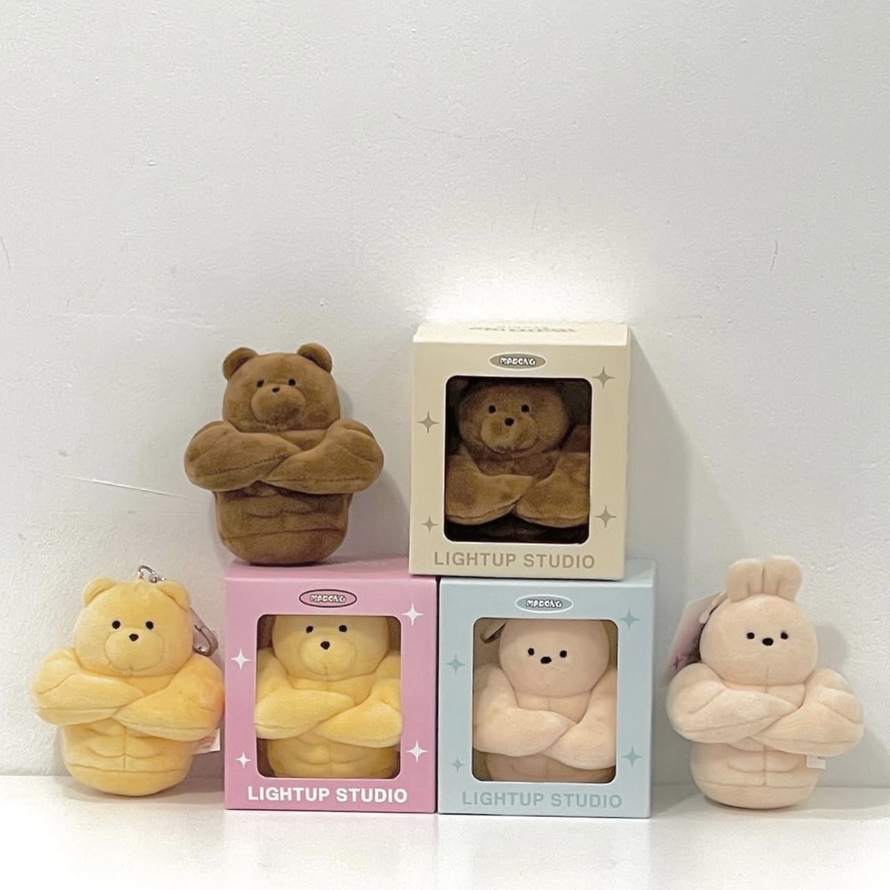 MADONGGOM 馬東熊 馬東喵 肌肉吊飾 韓國代購 搞笑有趣 鑰匙扣