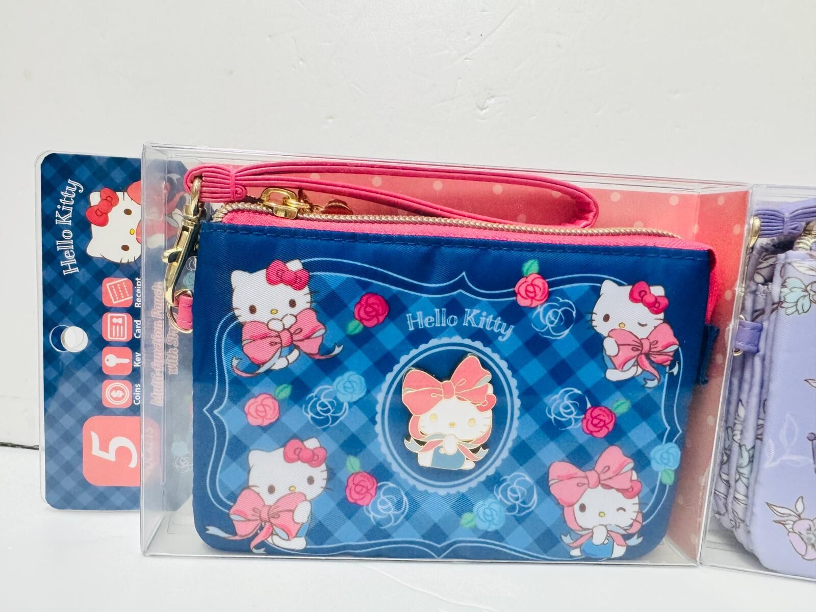 水怪 KUROMI HELLO KITTY 雙層拉鍊袋