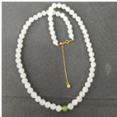 0901ht33-和田玉-6m白玉Y字鏈/個（A33）