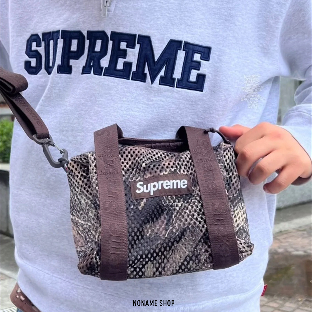 SUPREME SS25 WEEK 8 MESH MINI DUFFLE BAG 網眼洞洞手提包肩背包