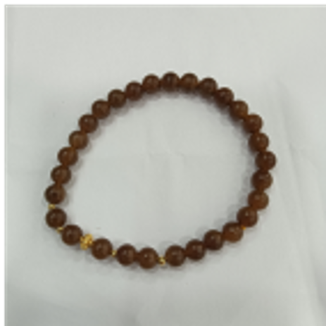 0901ht42-和田玉-6m燈籠糖料手串/個（A42）