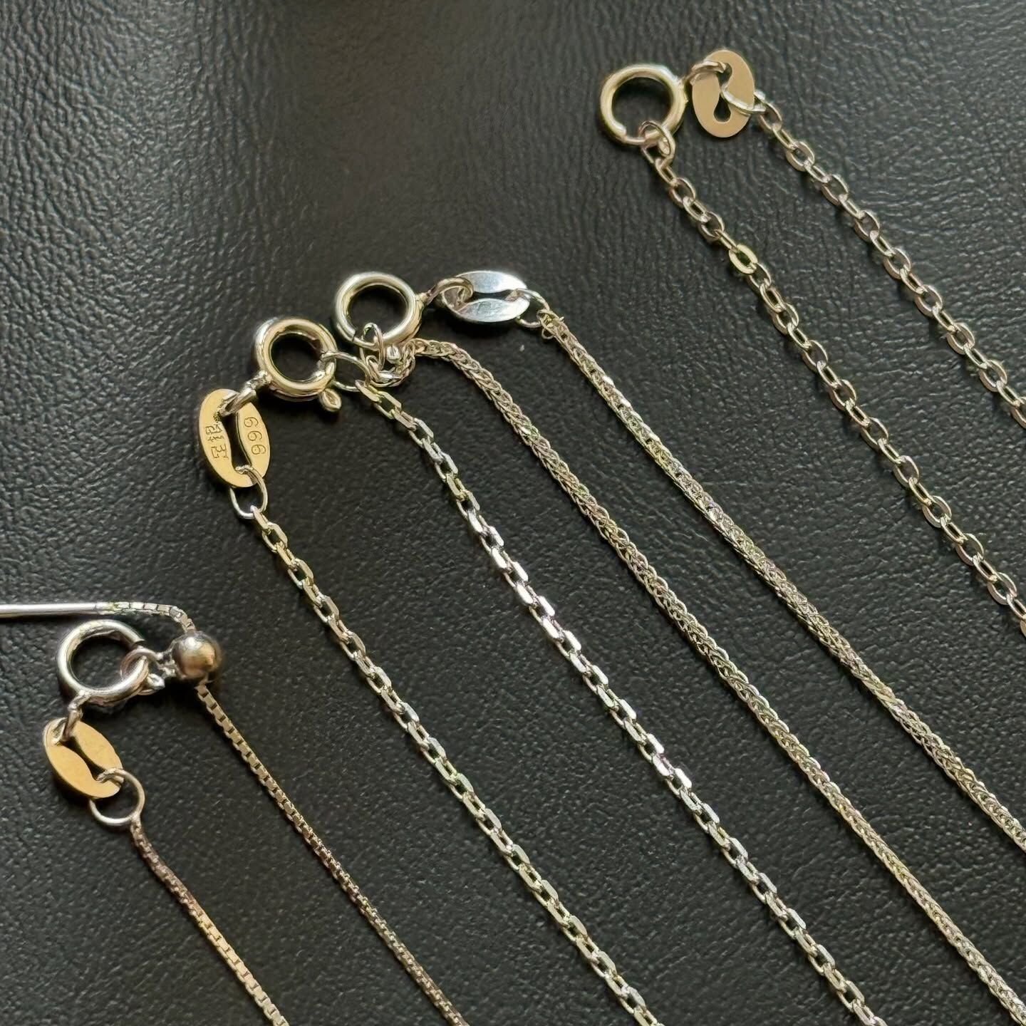 [原石] 925銀項鏈 44公分