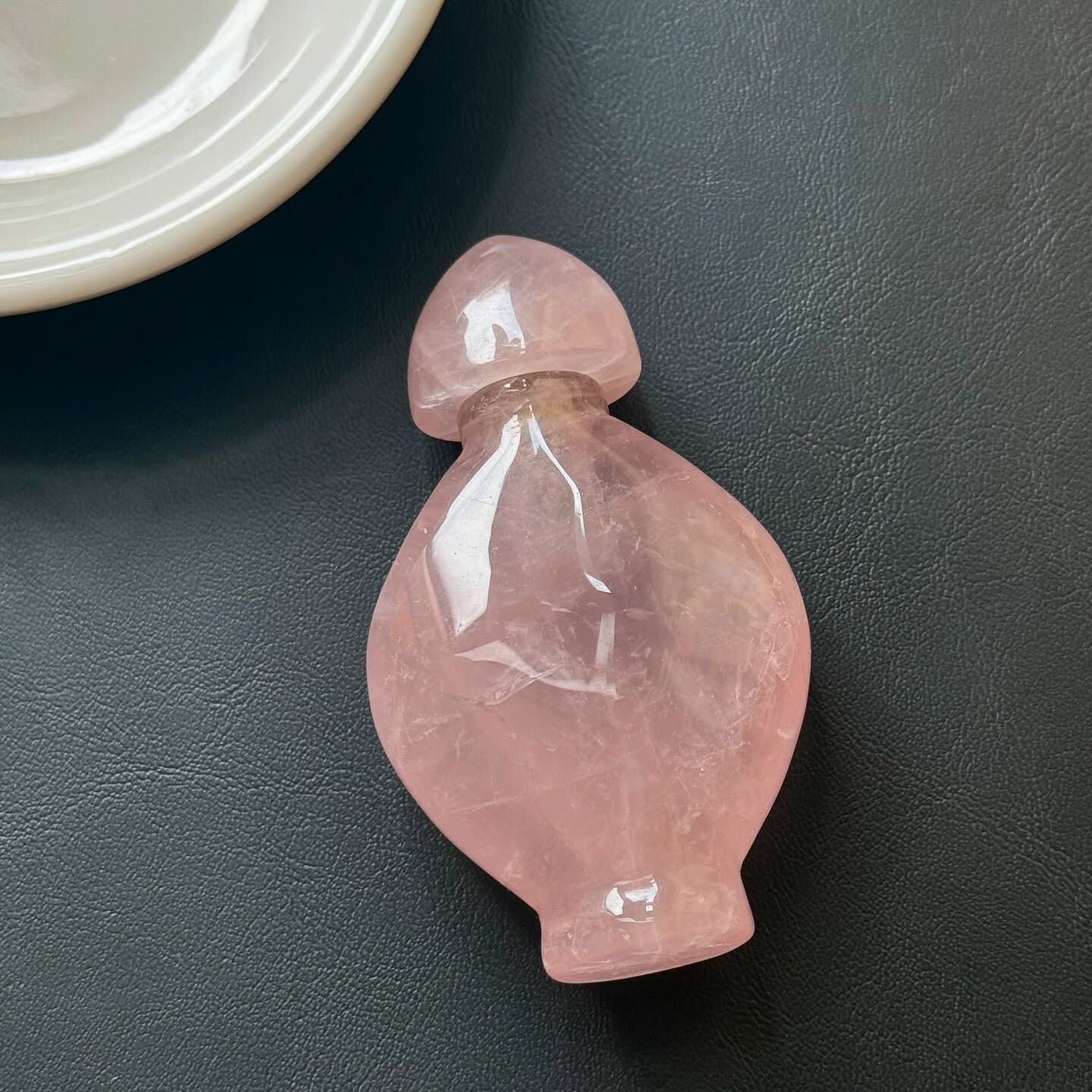 [原石] 粉晶 香水精油瓶