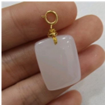 0901ht46-和田玉-白玉吊墜/件（A46）