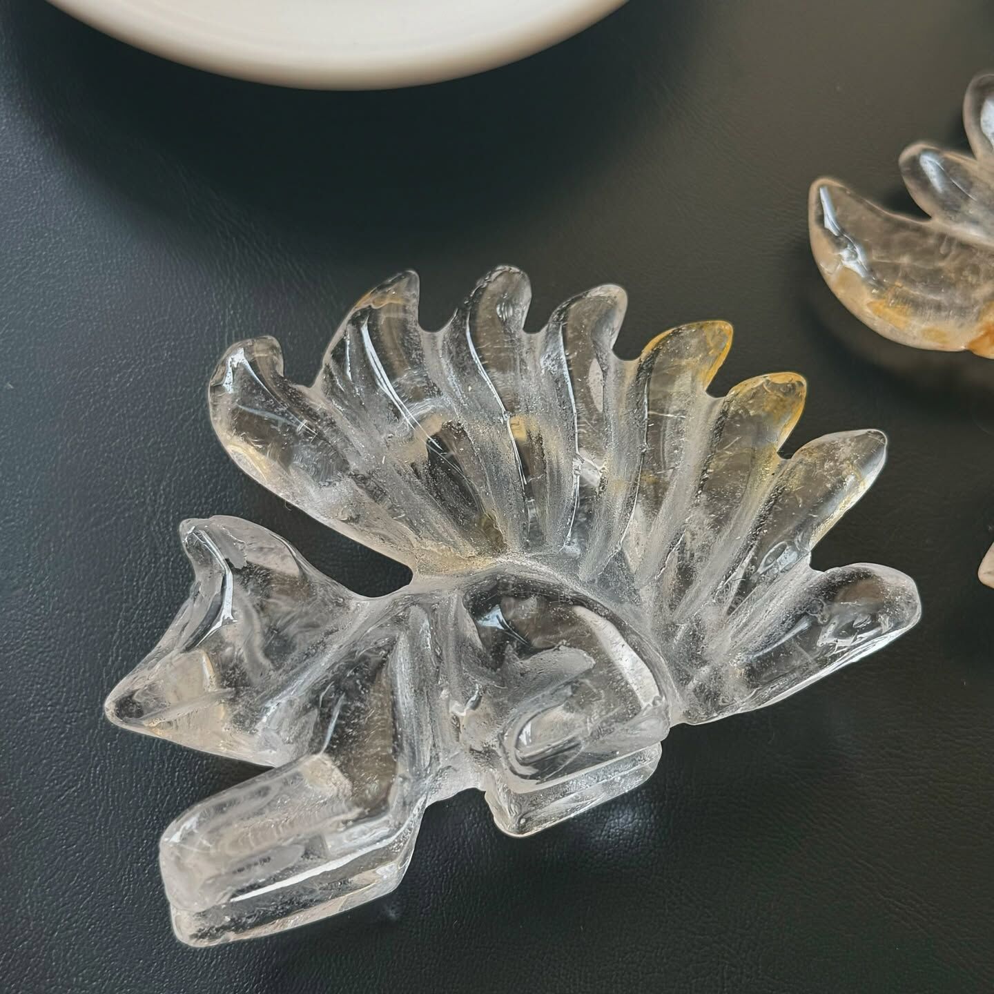 [原石] 白水晶 九尾狐 水晶擺飾