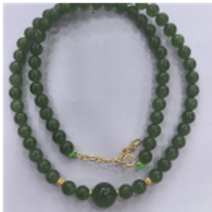 0901ht48-和田玉-6m圓珠媽媽鏈/個（A48）