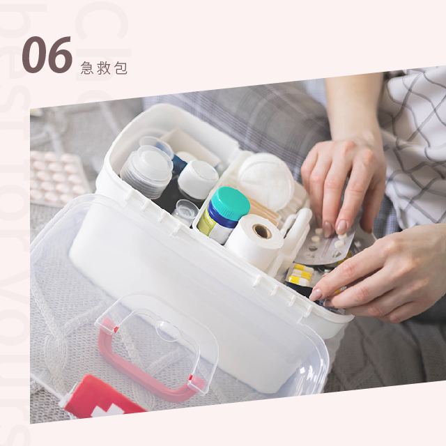 完整的急救包可在緊急狀況處理傷口