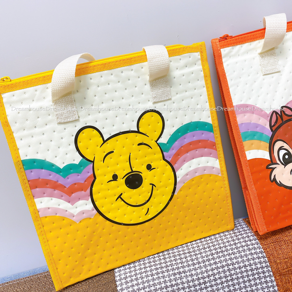 日本帶回 Skater 迪士尼 小熊維尼 奇奇蒂蒂 大容量 便當袋 保溫袋 保冷袋 野餐袋 環保袋 手提袋