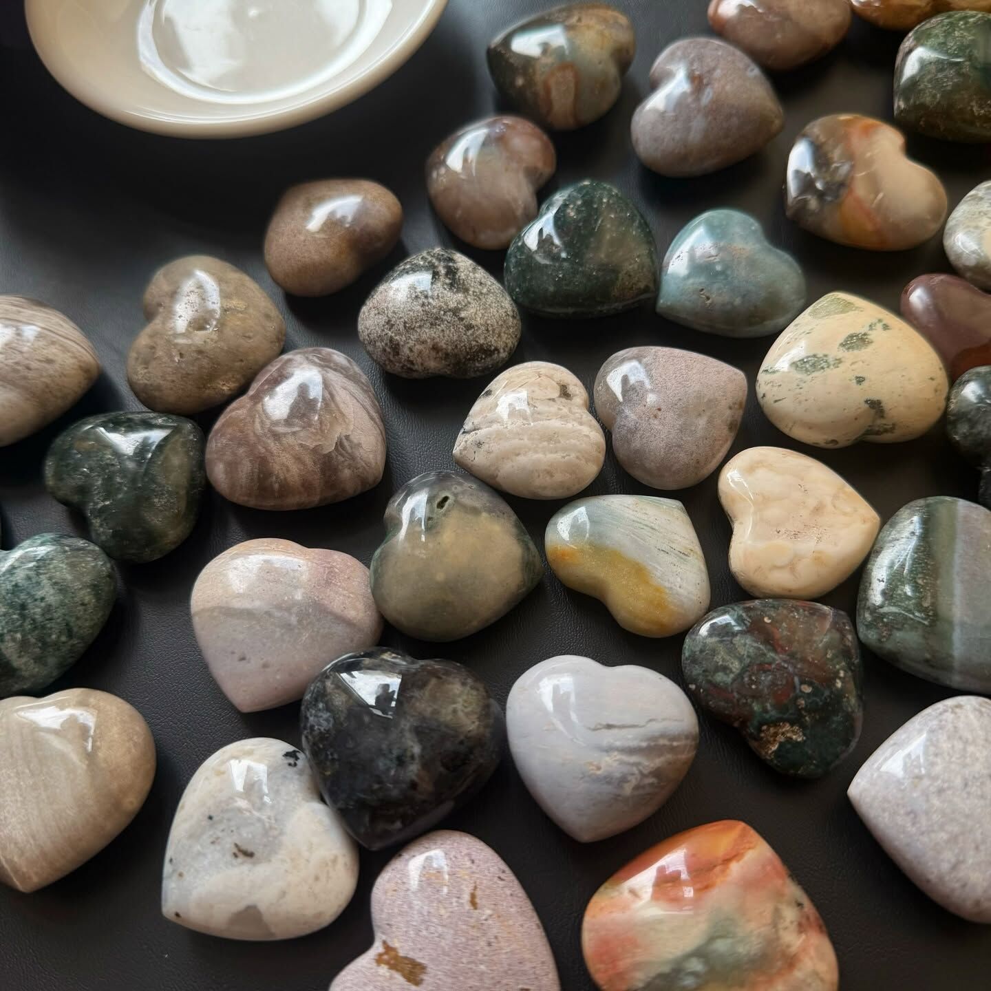 [原石] 海洋碧玉 愛心