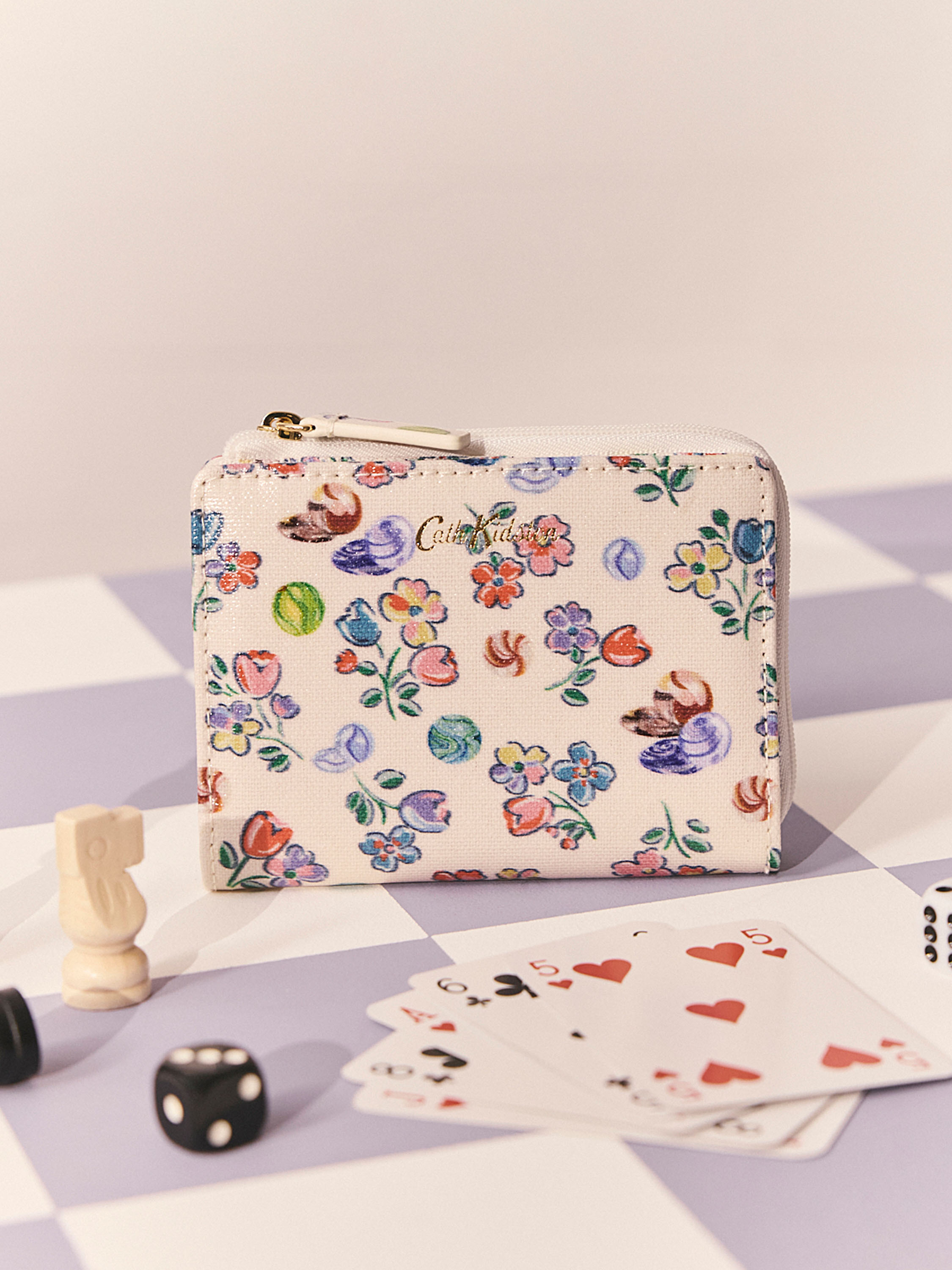 Marble Ditsy 輕薄零錢包短夾