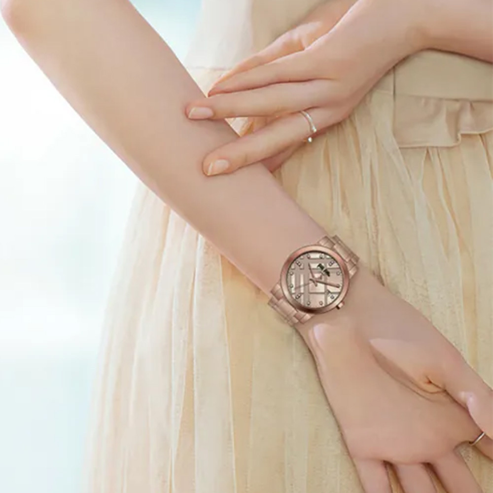 【Folli Follie】WF22B043 晶鑽時標 日期顯示 雙按蝴蝶錶扣 女錶 女款 手錶