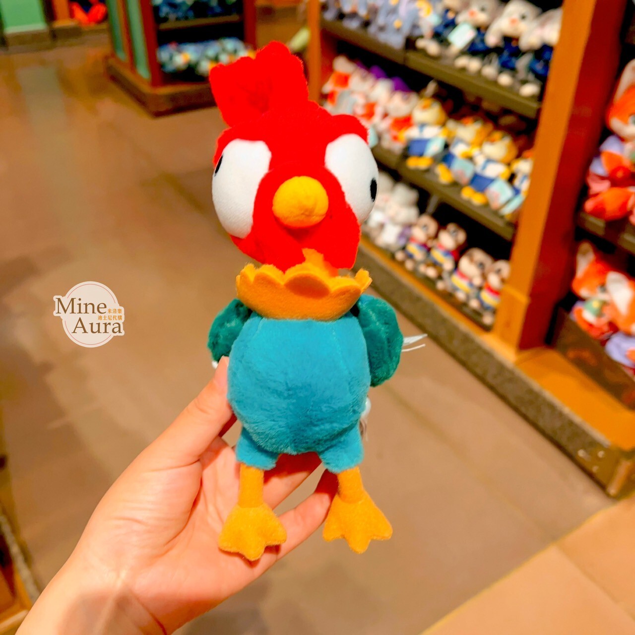 嘿嘿 Heihei 公雞 搖搖發聲設計 娃娃 玩偶 海洋奇緣 Moana -上海迪士尼樂園