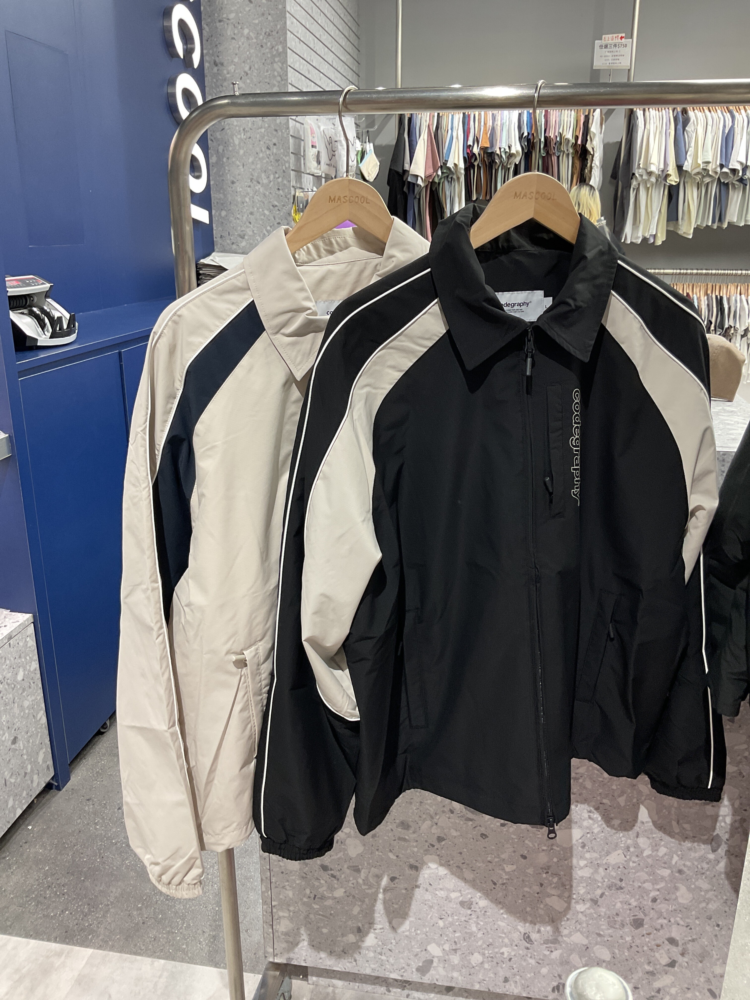 CGP 拼接風衣外套