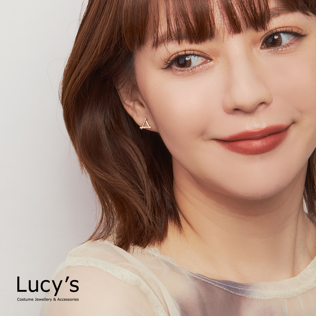 三角鐵 耳環 (三色) (111733/111734/111735)