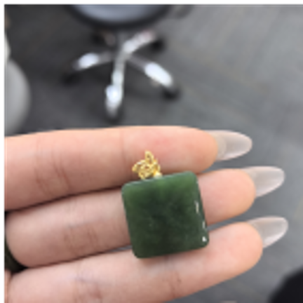 0901ht85-和田玉-北極玉蝴蝶小方牌/個（A85）