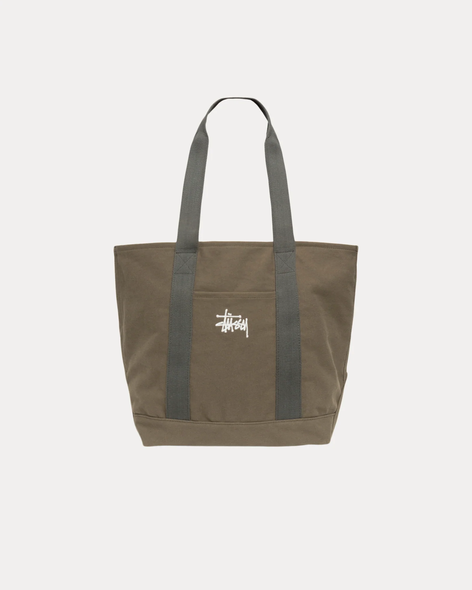 Stussy Canvas Market Tote - Olive