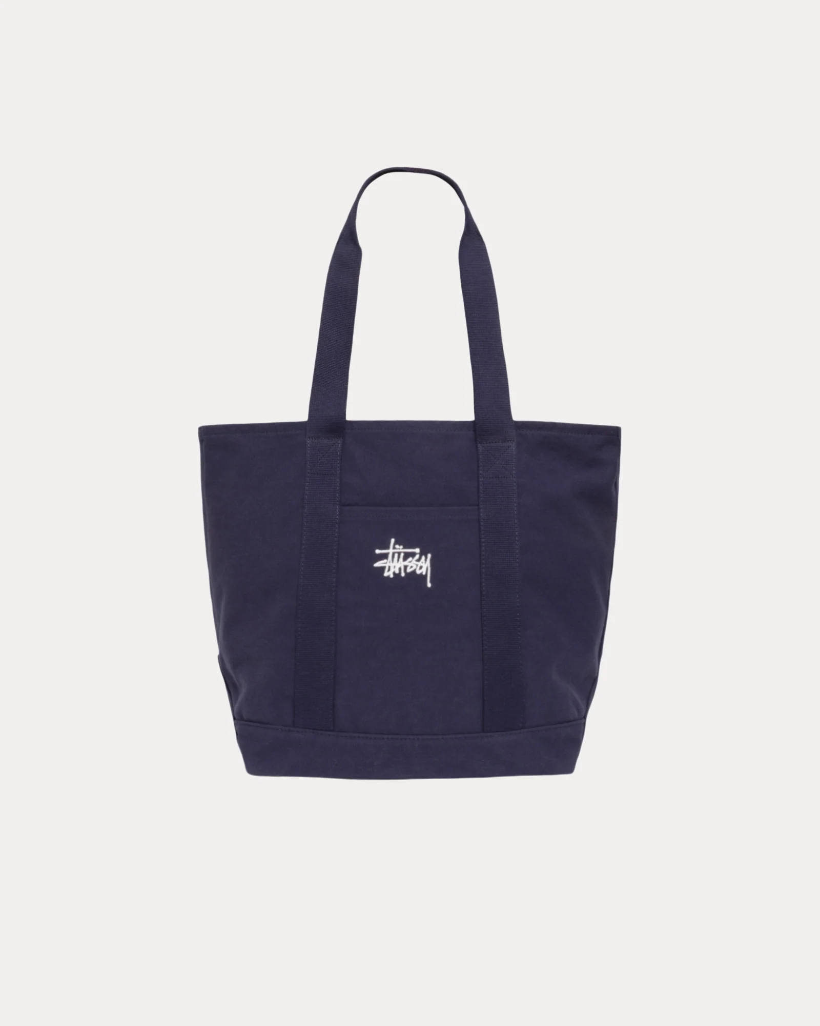 Stussy Canvas Market Tote - Navy