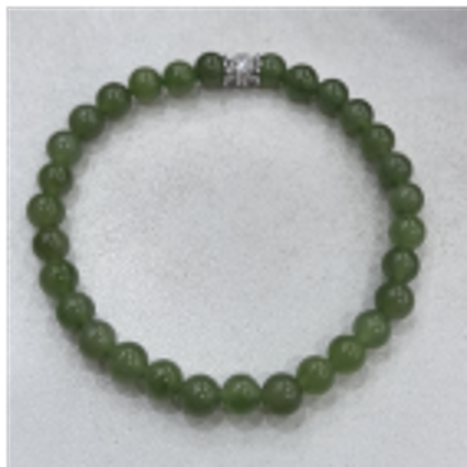 0901ht103-和田玉-6m DIY碧玉手串/件（A103）