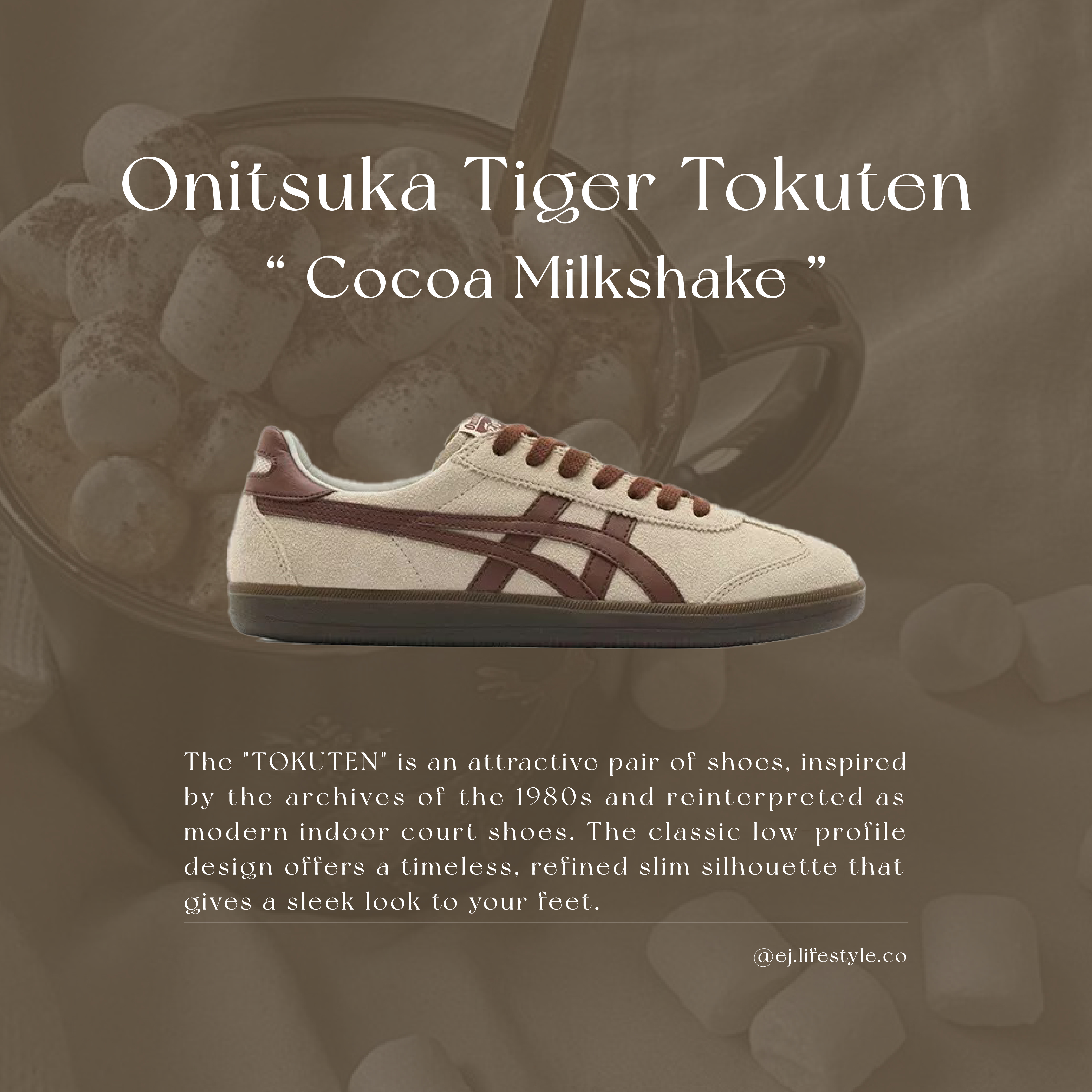 Onitsuka Tiger Tokuten 鬼塚虎 德訓鞋 焦糖底 可可奶昔 棕色 奶茶色 咖啡色 巧克力色 男女鞋 1183C562-250 / 預購