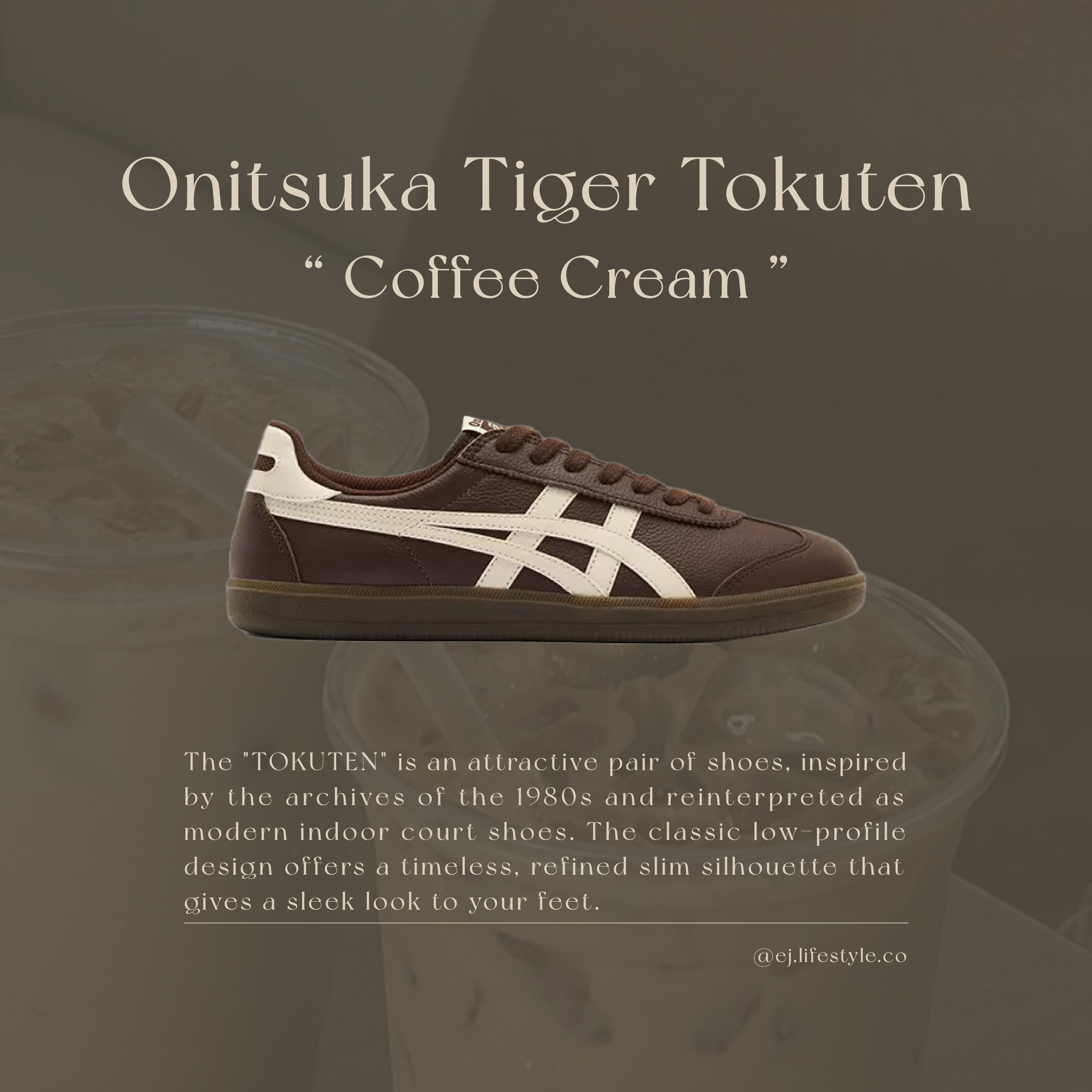 Onitsuka Tiger Tokuten 鬼塚虎 德訓鞋 焦糖底 咖啡奶油 米色 棕色 巧克力色 男女鞋 1183B938-201 / 預購
