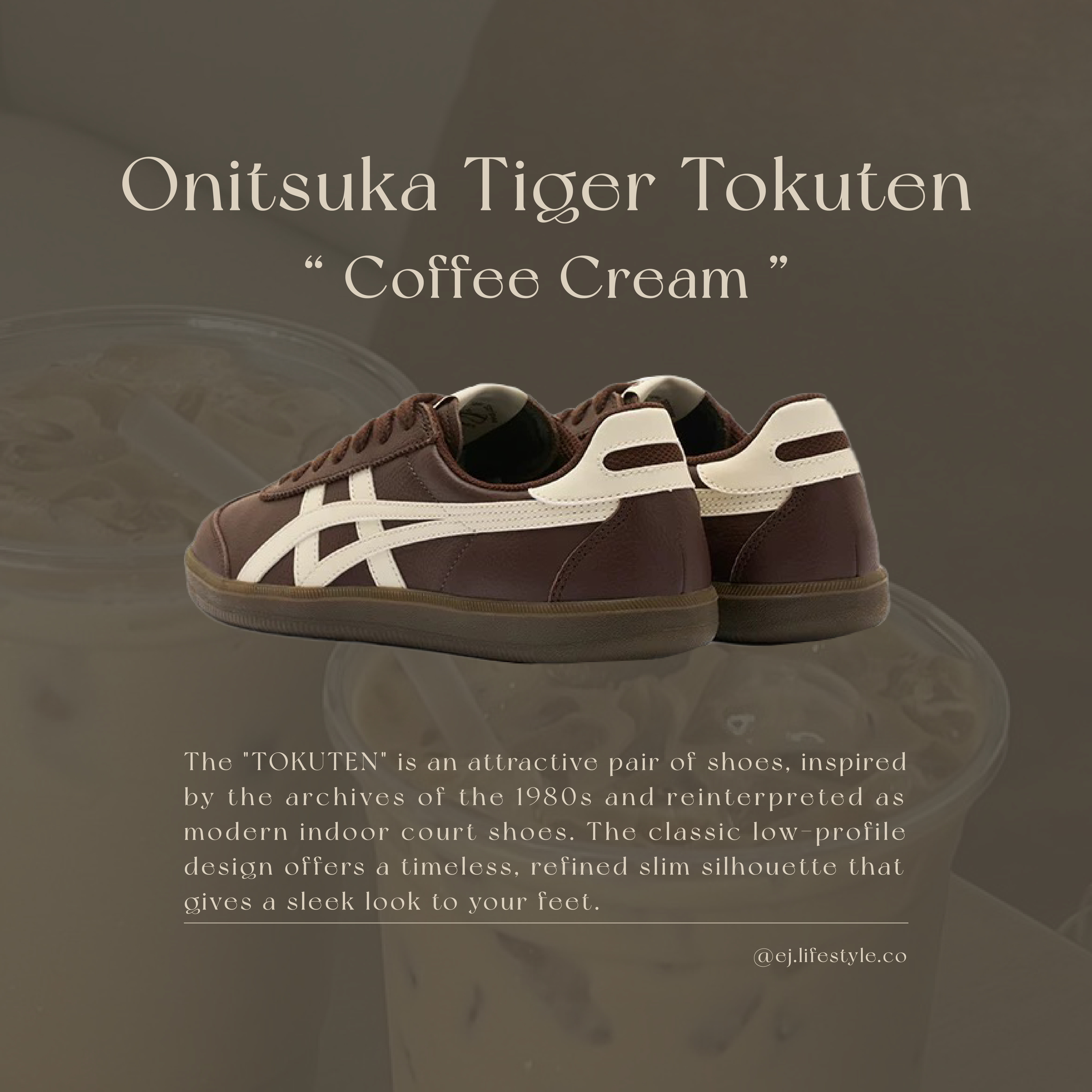 Onitsuka Tiger Tokuten 鬼塚虎 德訓鞋 焦糖底 咖啡奶油 米色 棕色 巧克力色 男女鞋 1183B938-201 / 預購