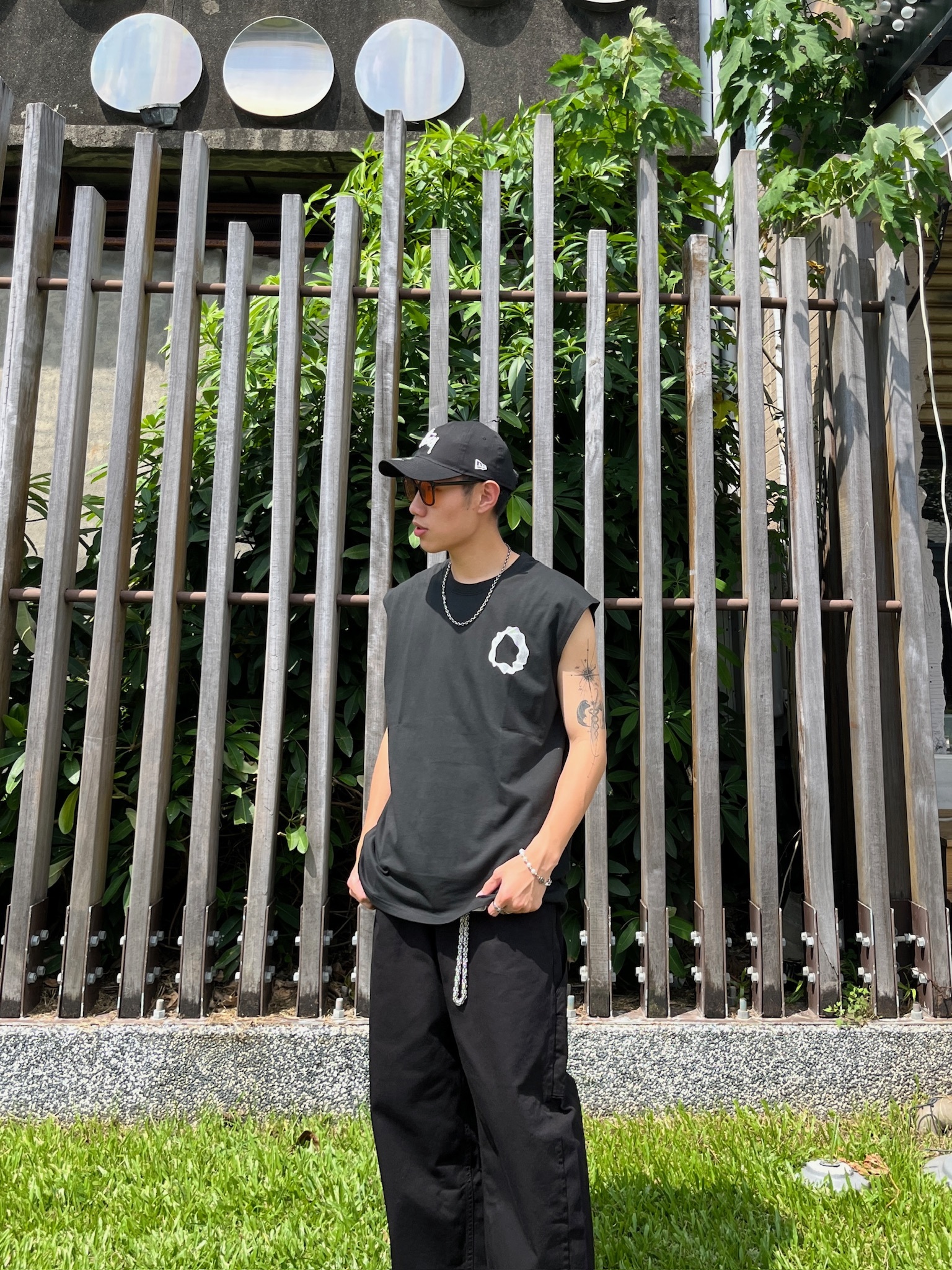 Select By Yourˊs 棉條幾何圓形 背心 (2colors)