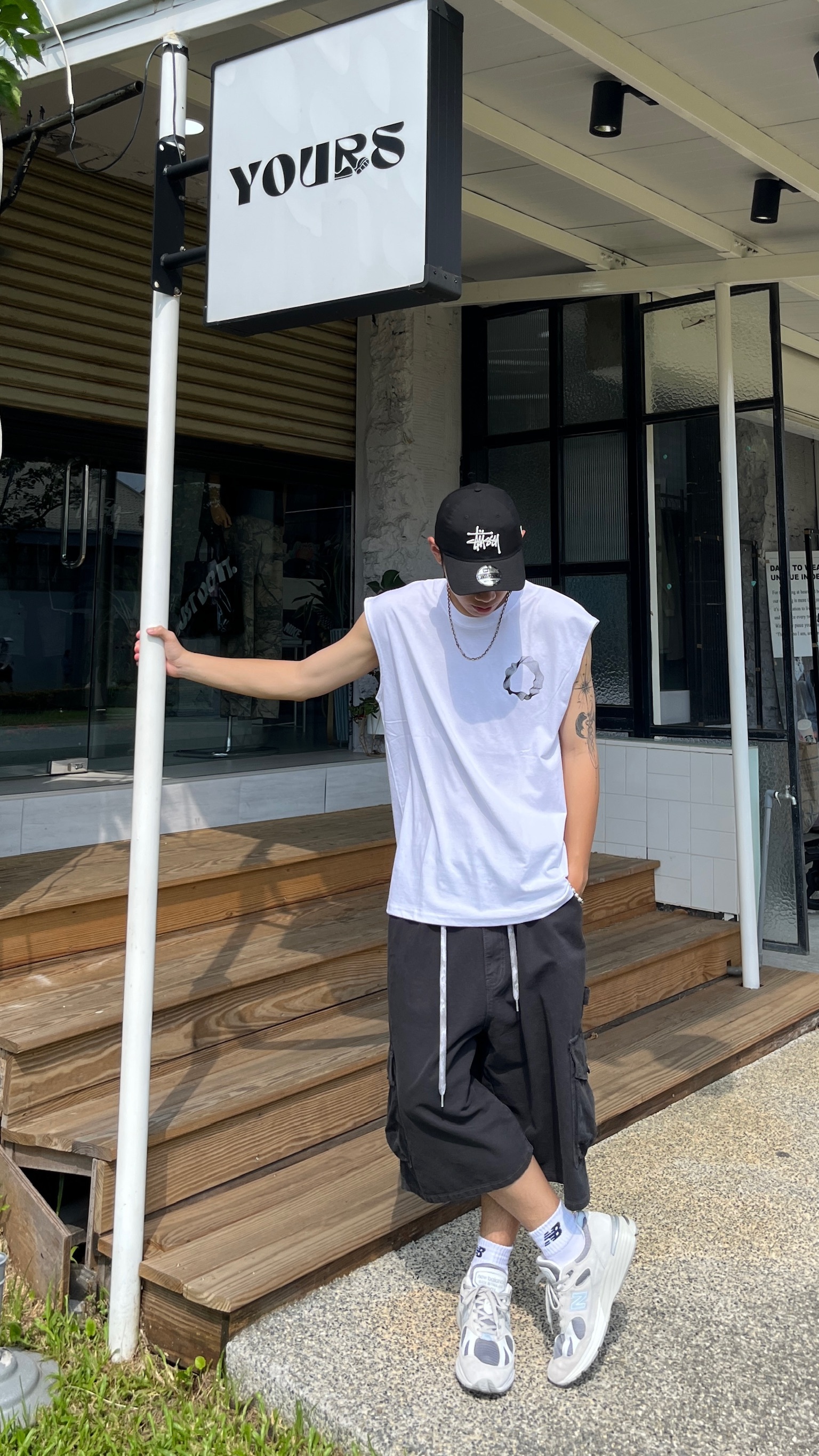 Select By Yourˊs 棉條幾何圓形 背心 (2colors)