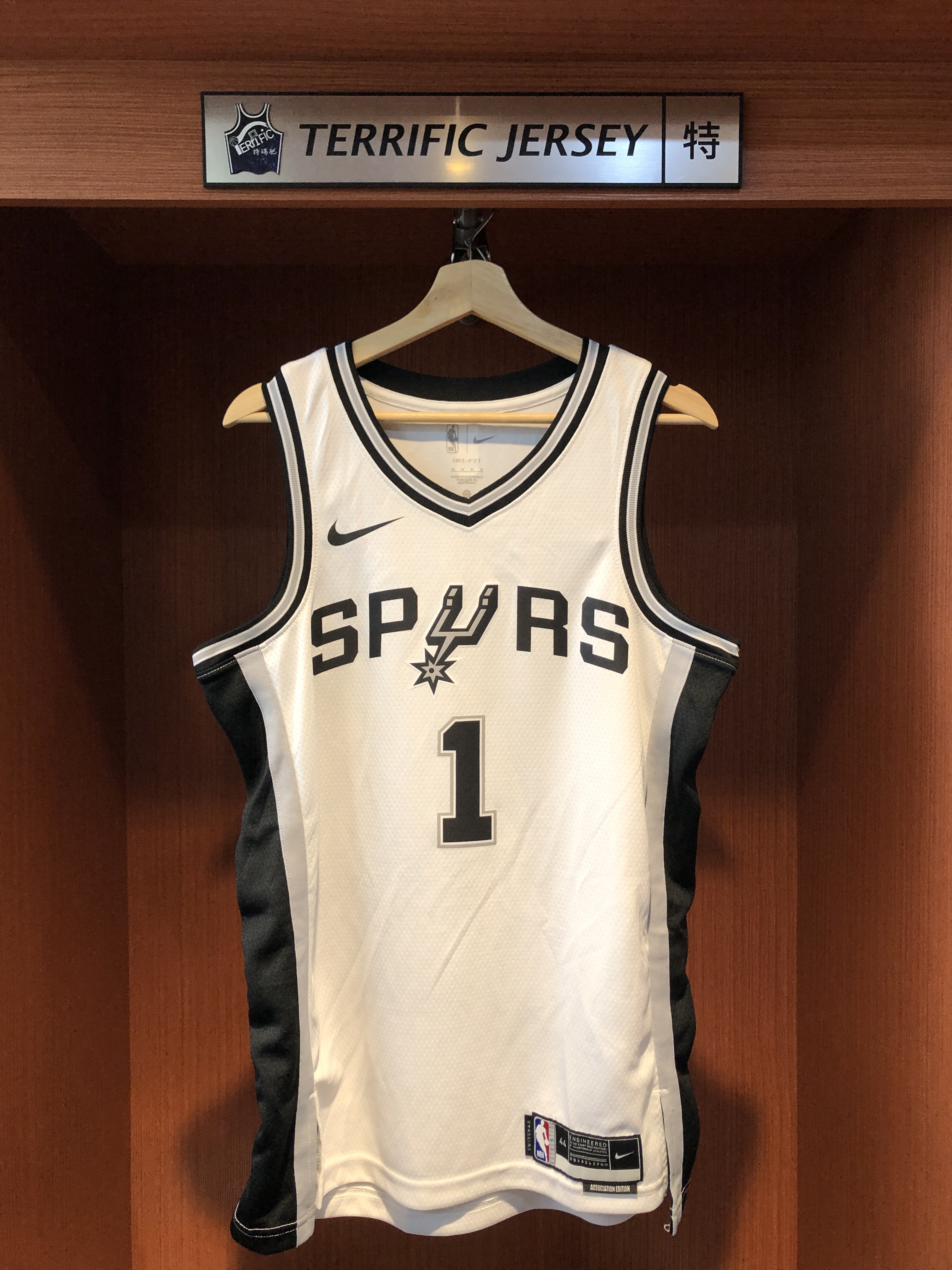 NBA球衣 Victor Wembanyama 聖安東尼奧馬刺白 Association Nike Swingman 球迷版 熱轉印 全新