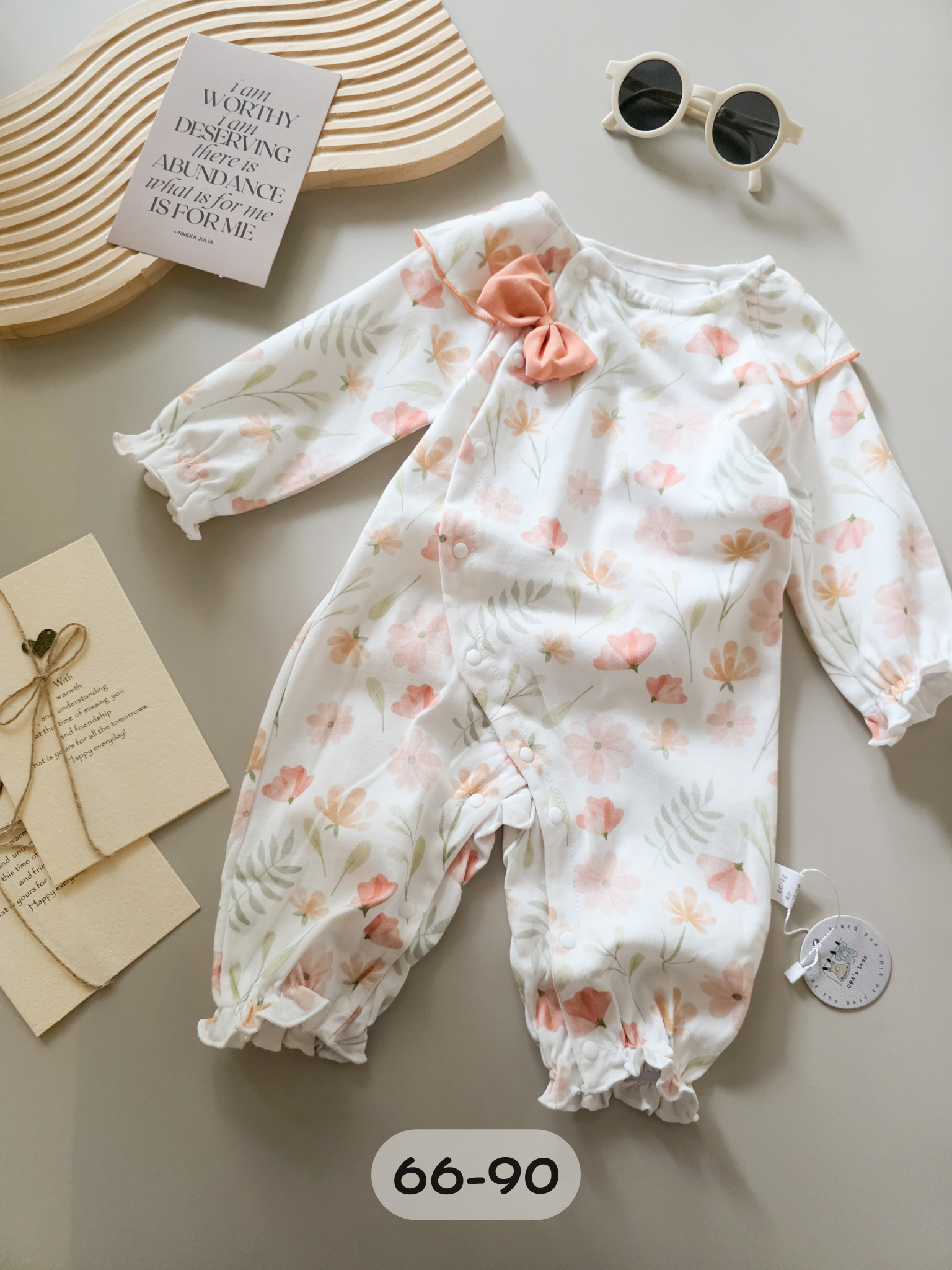 花間葉語 長袖連身衣