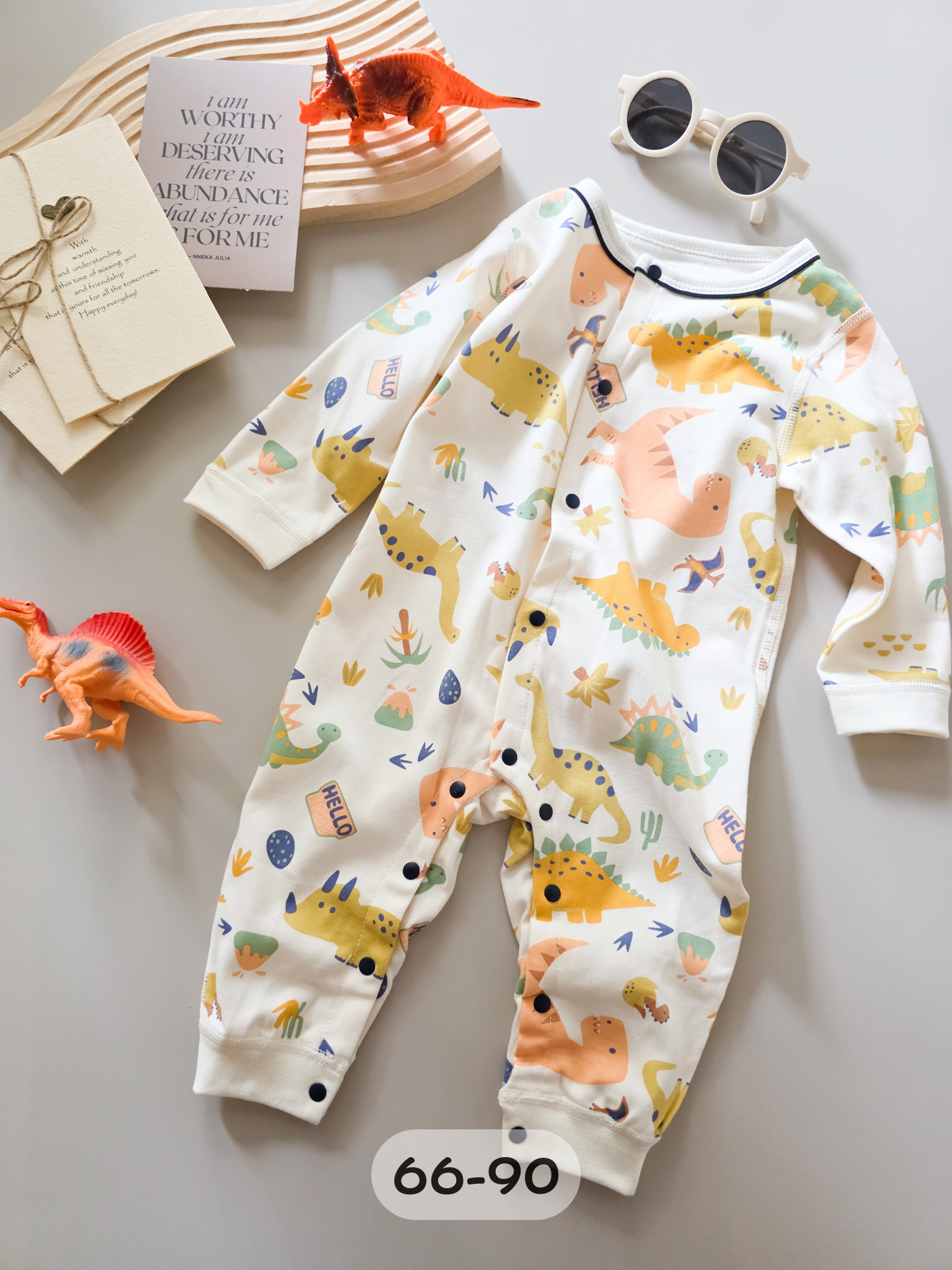 咚咚小恐龍 長袖連身衣